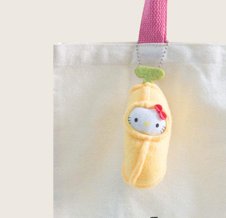 Banana Costume Hello Kitty Keychain
