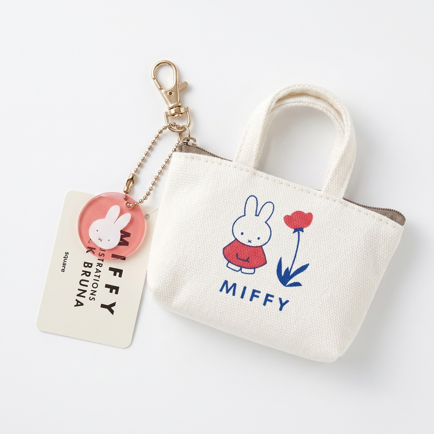 Miffy Mini Tote Pouch Keychain