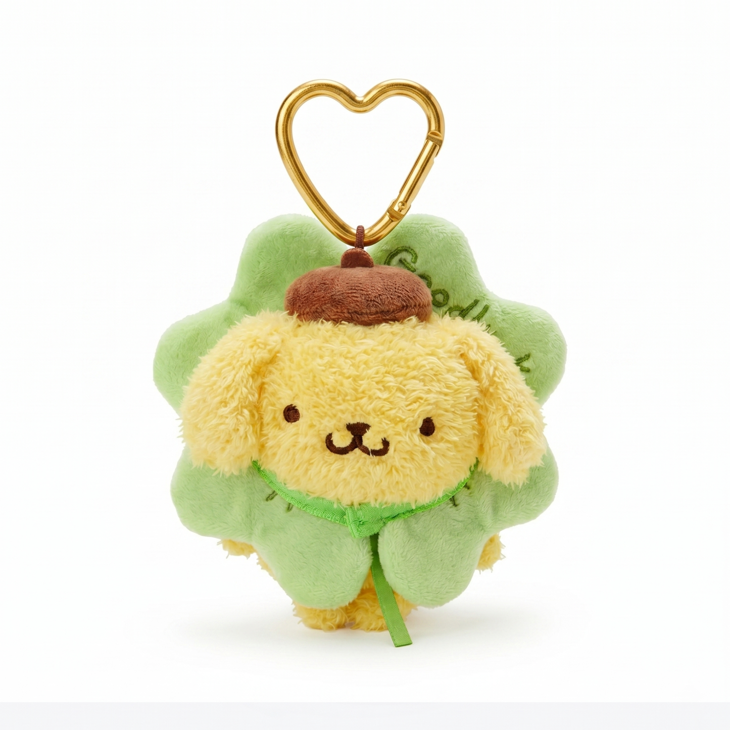Four Leaf Clover Pompompurin Keychain