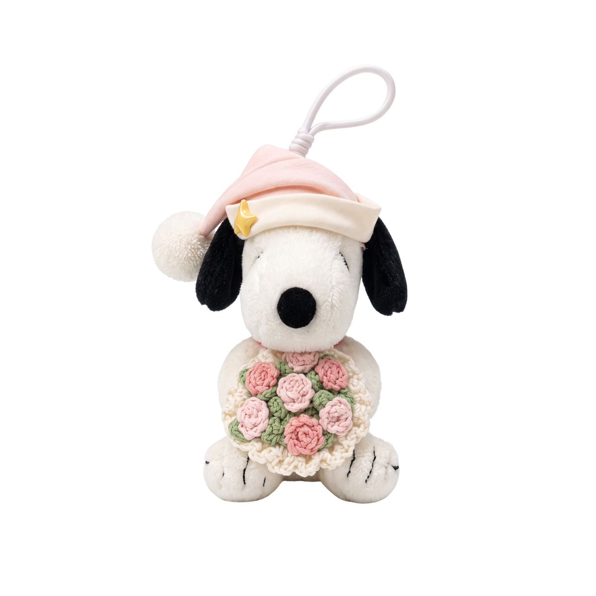 Bouquet Snoopy Keychain