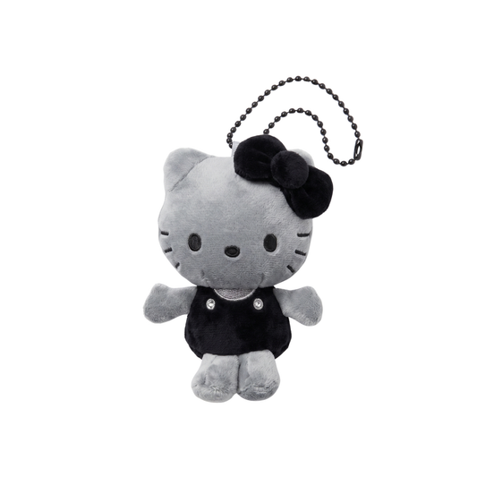 Black and Gray Hello Kitty Keychain