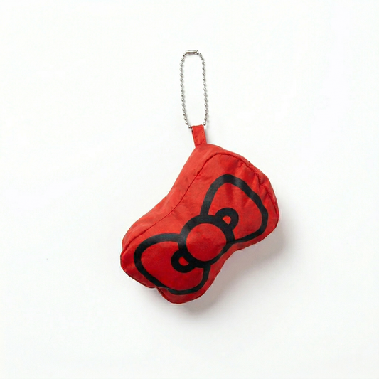 Hello Kitty Bow Reusable Bag Keychain