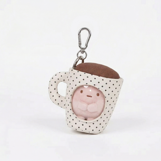 Character in Coffee Cup Keychain