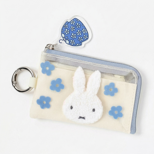 Miffy Blue Pouch Keychain