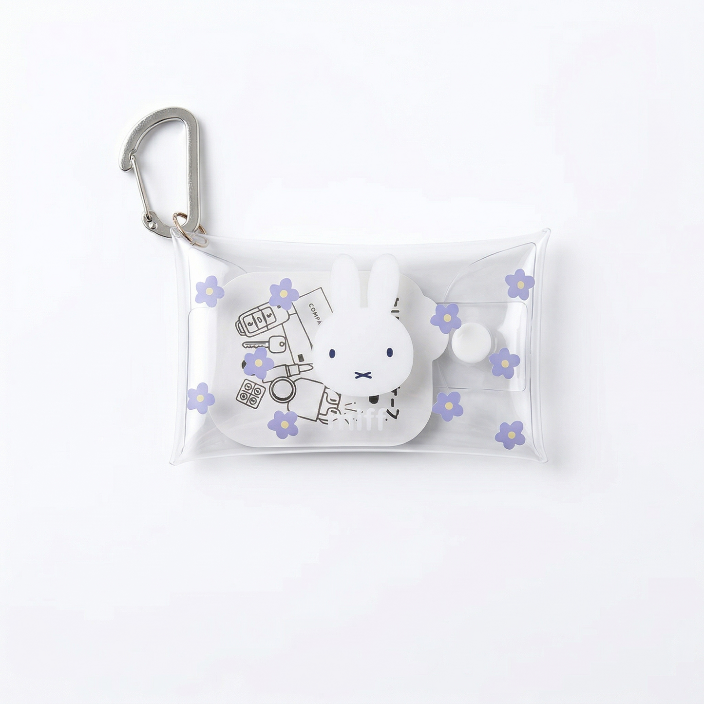 Miffy Transparent Pouch Keychain