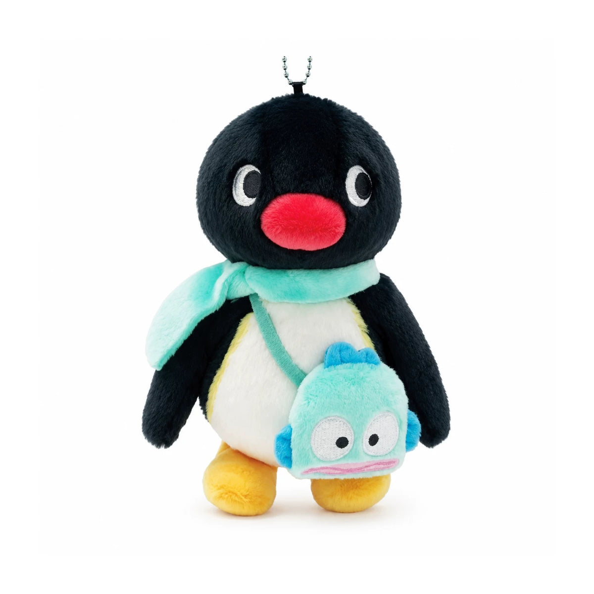 Pingu × Hapidanbui x Hangyodon Keychain