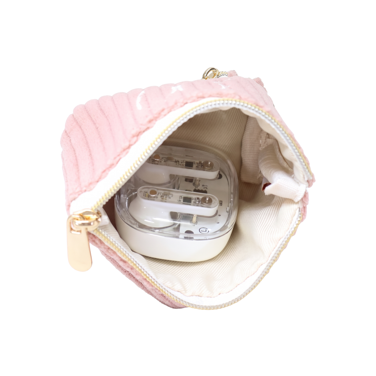Pink Miffy Pouch Keychain