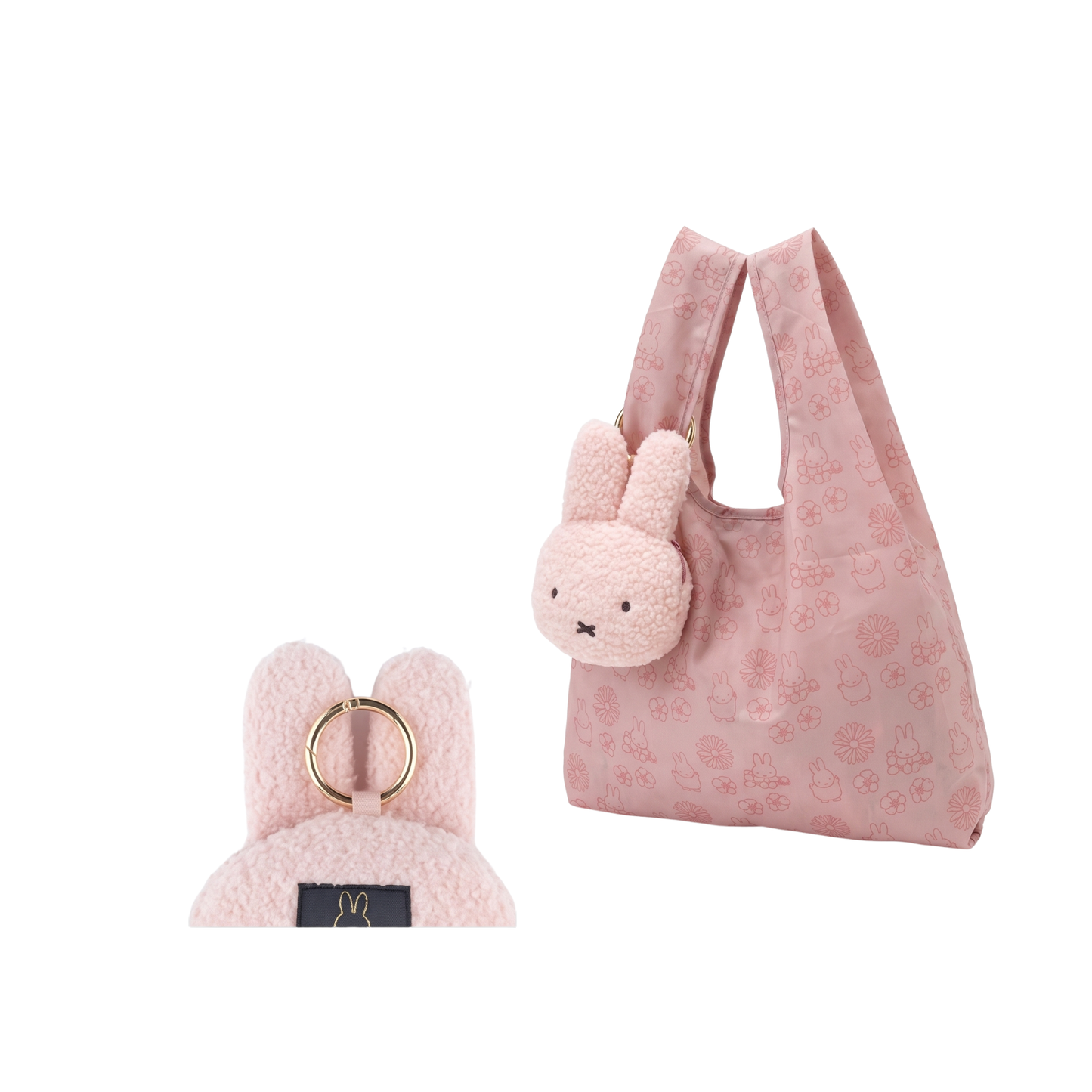 Pink Miffy Tote Bag Keychain