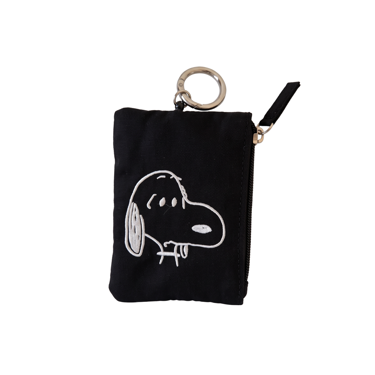 Snoopy Black Pouch Keychain