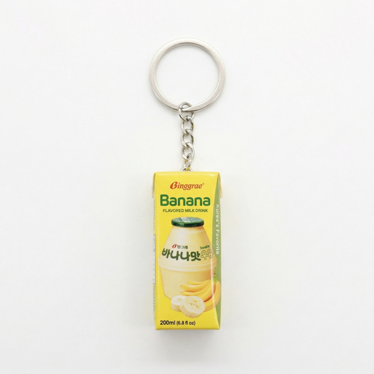 Banana Milk Keychain