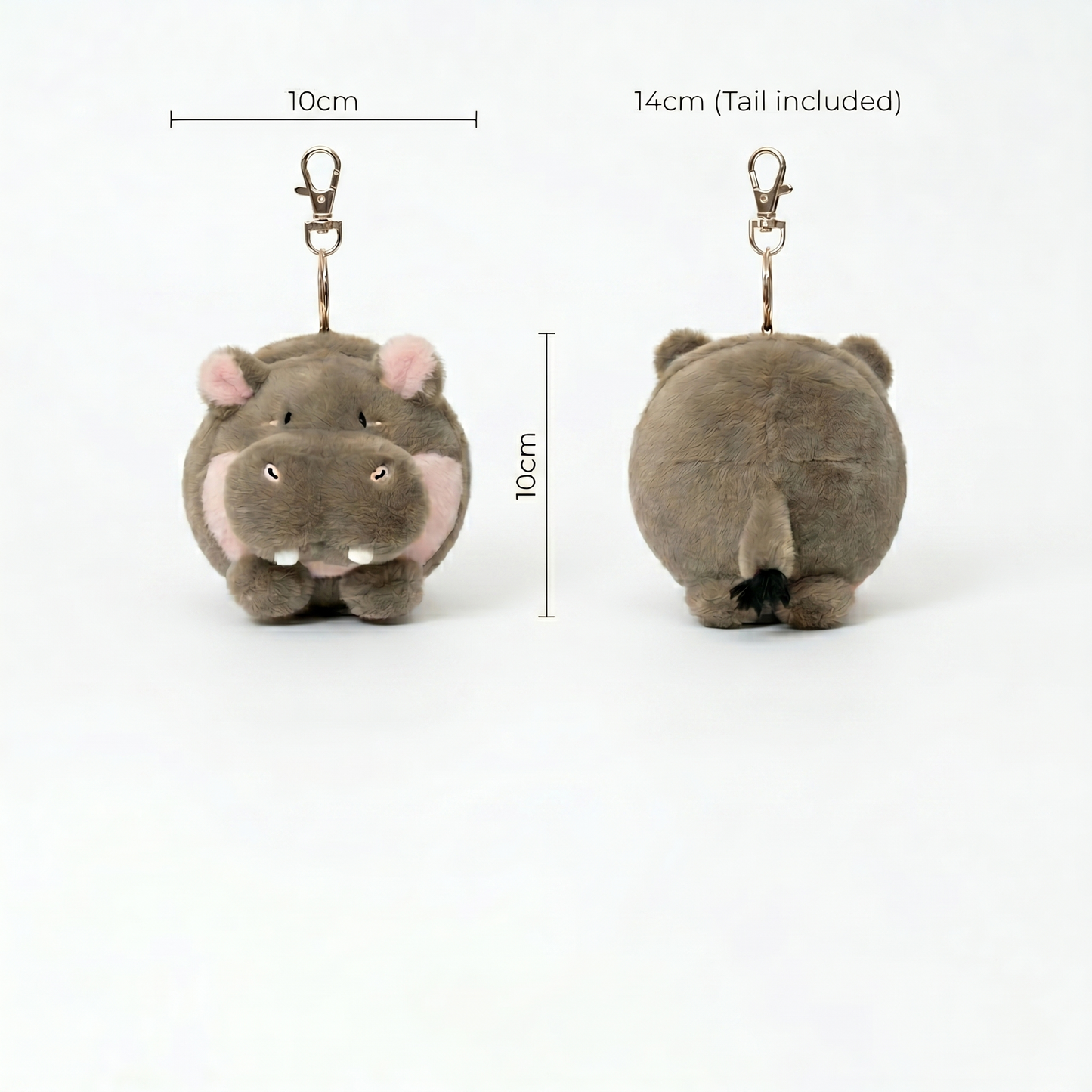 Hippopotamus Keychain