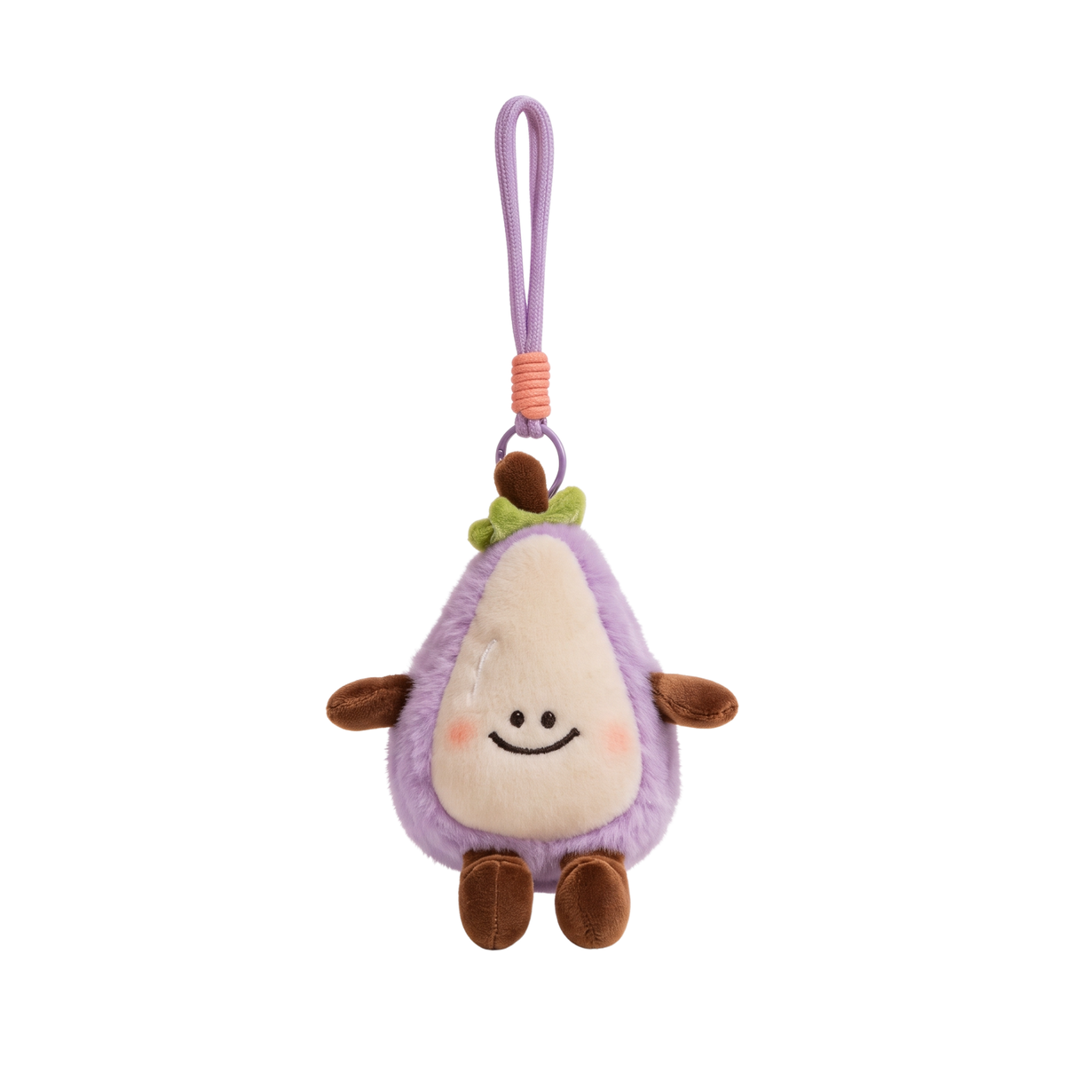 Eggplant Keychain