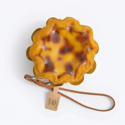 Egg Tart Keychain