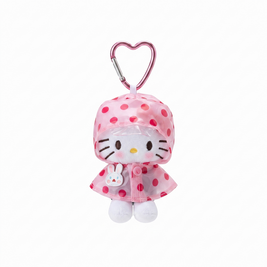 Hello Kitty Pink Raincoat Keychain