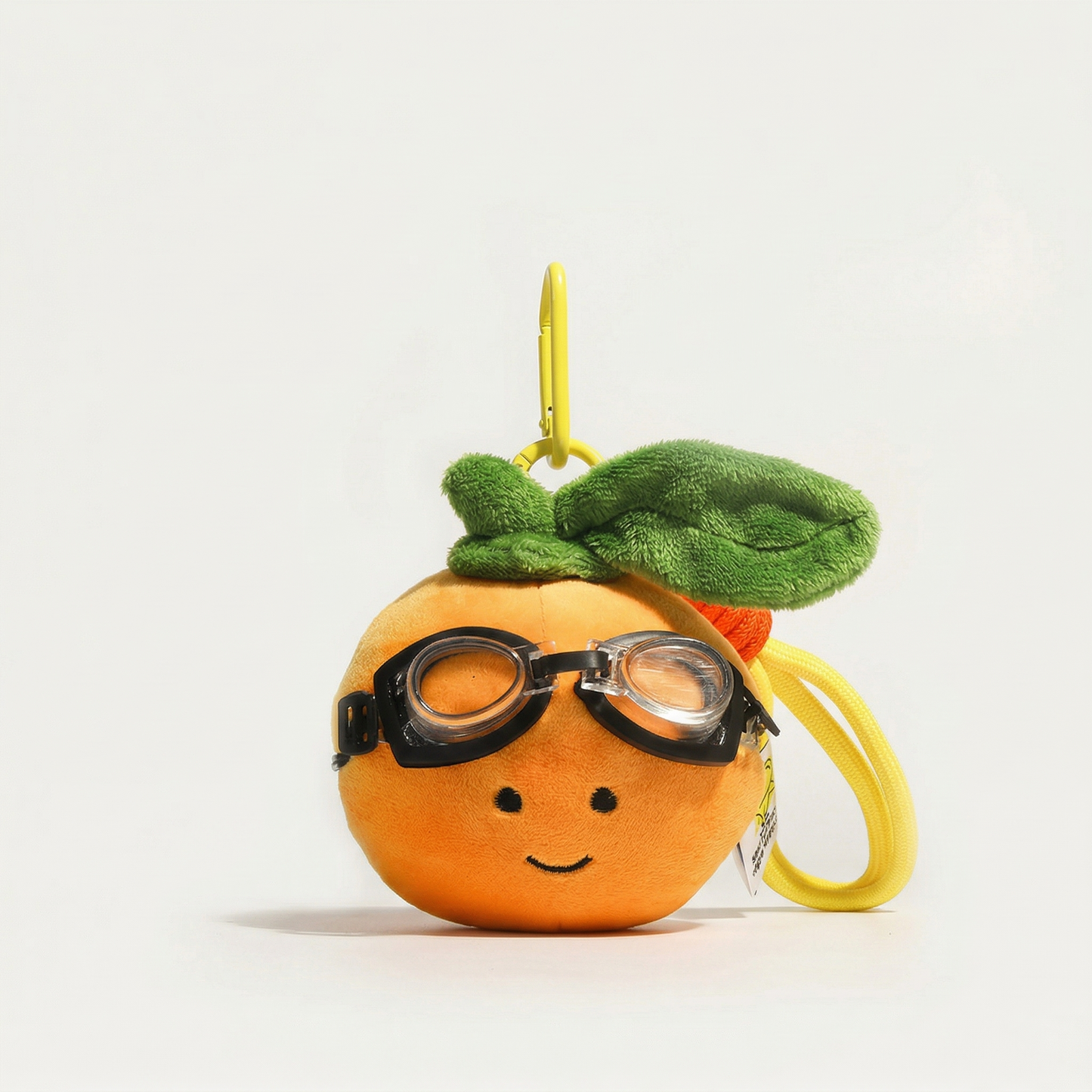 Orange with Goggles Keychain