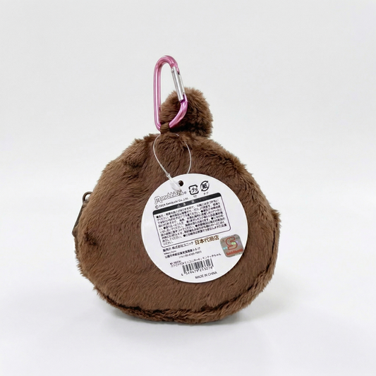 Monchihi Pink Bow Pouch Keychain