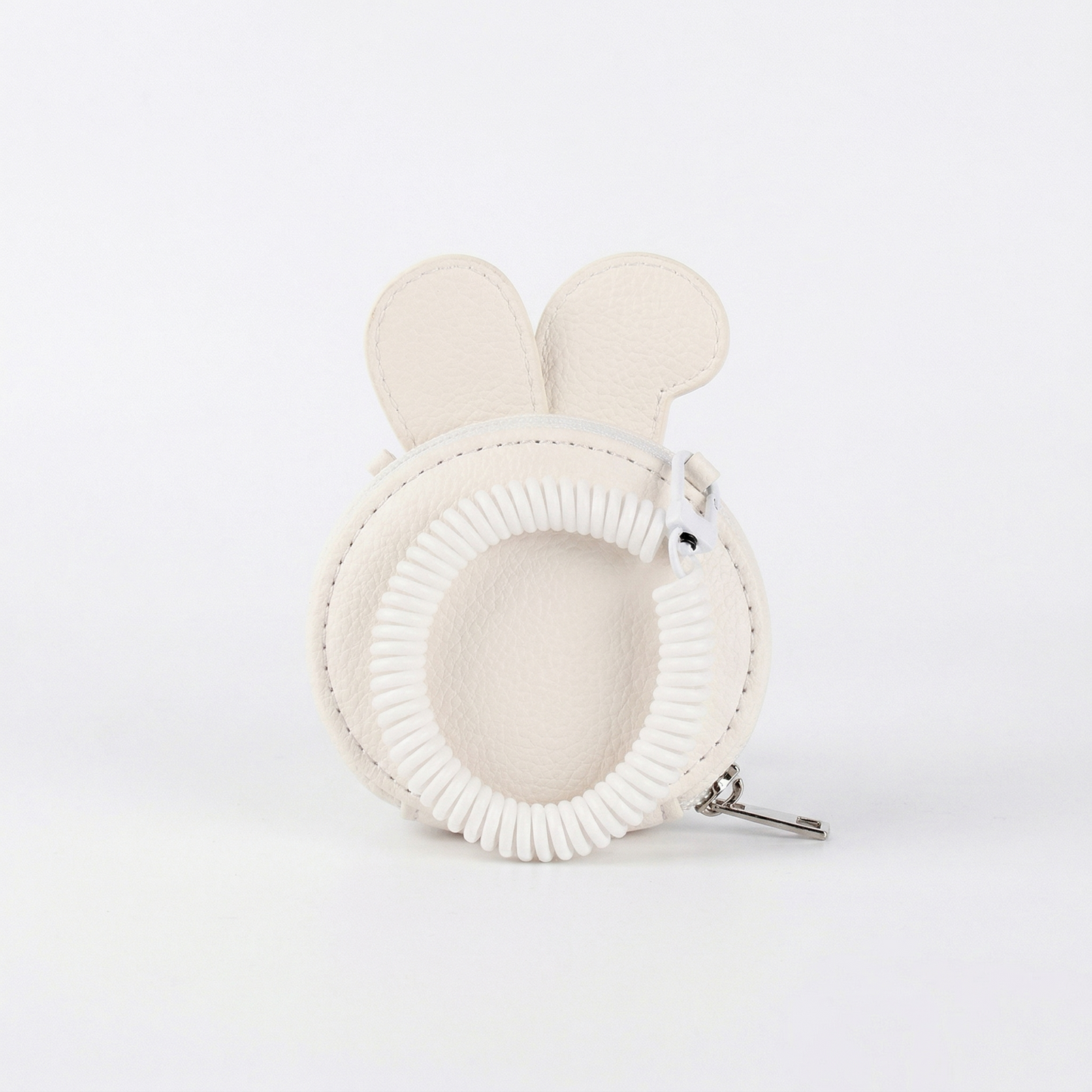 White Rabbit Pouch Keychain